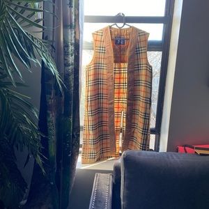 AUTHENTIC BURBERRY!!!  long vest make decent offer and it’s yours 😘❤️🙏🏻